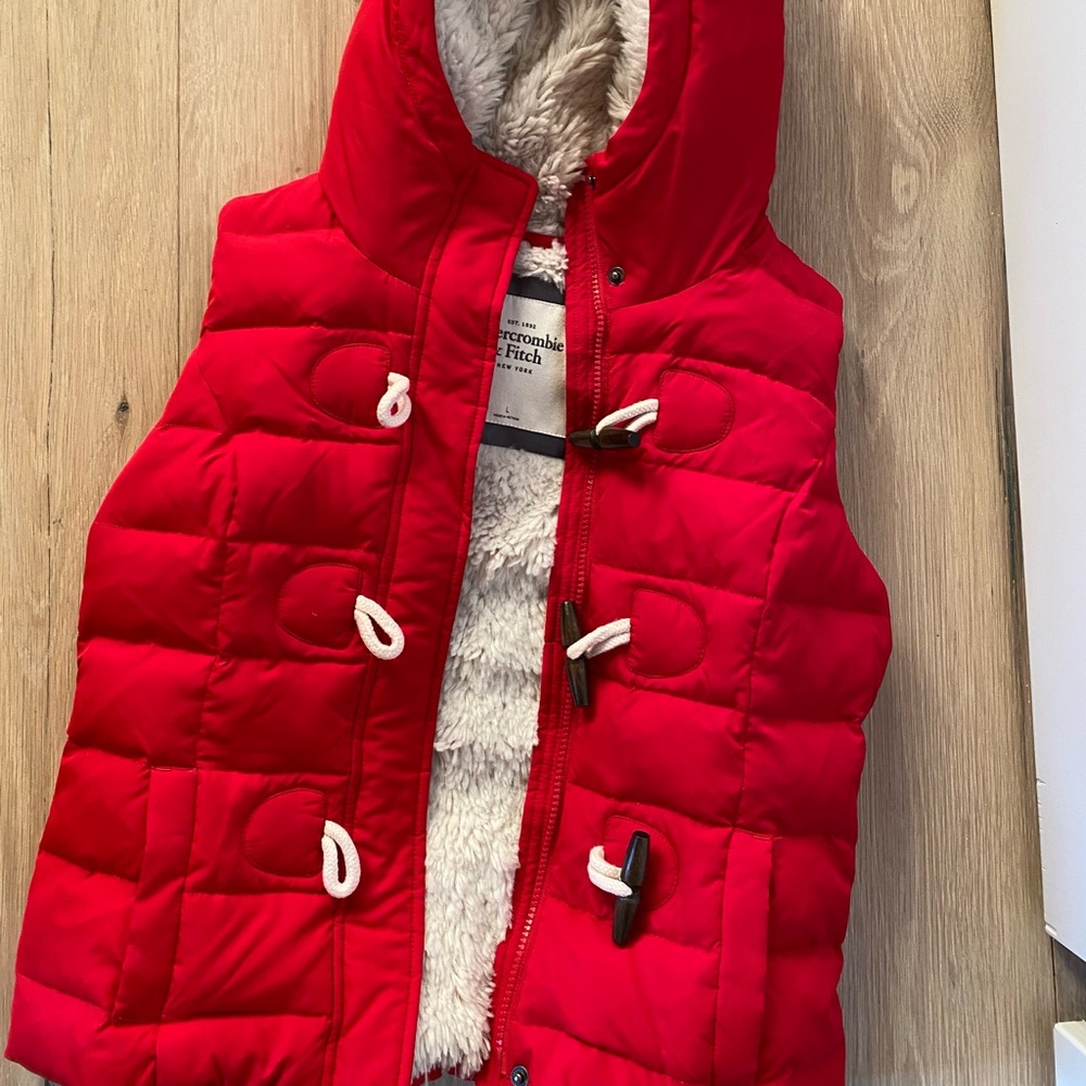 Kids Abercrombie & Fitch Red Vest